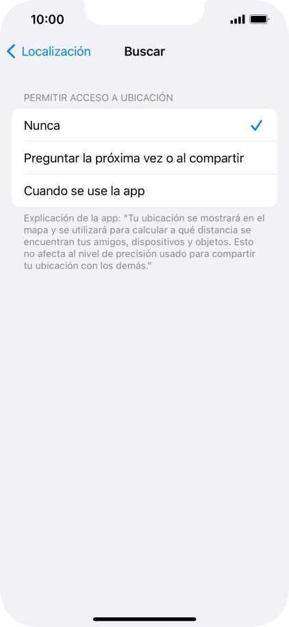 Pulsa el ajuste deseado para activar o desactivar la función.