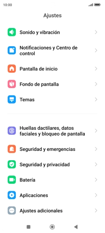 Pulsa Notificaciones y Centro de control.