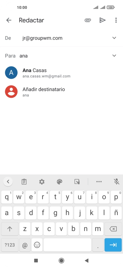 Pulsa el contacto deseado.
