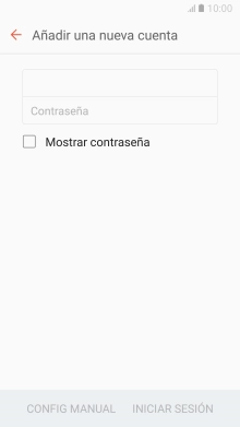Pulsa Contraseña e introduce la contraseña de tu cuenta de correo electrónico.