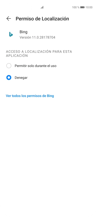 Pulsa el ajuste deseado.