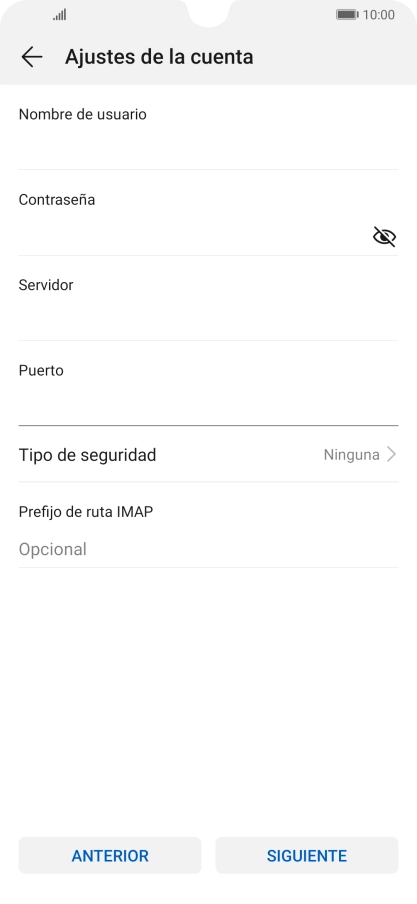 Pulsa Tipo de seguridad.