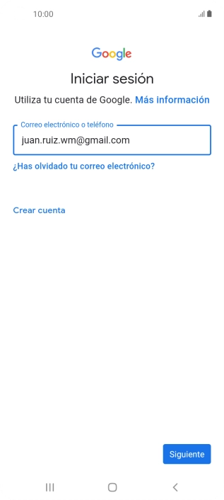 Pulsa Siguiente.