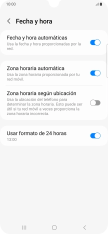 Pulsa la tecla de inicio para terminar y regresar a la pantalla de inicio.