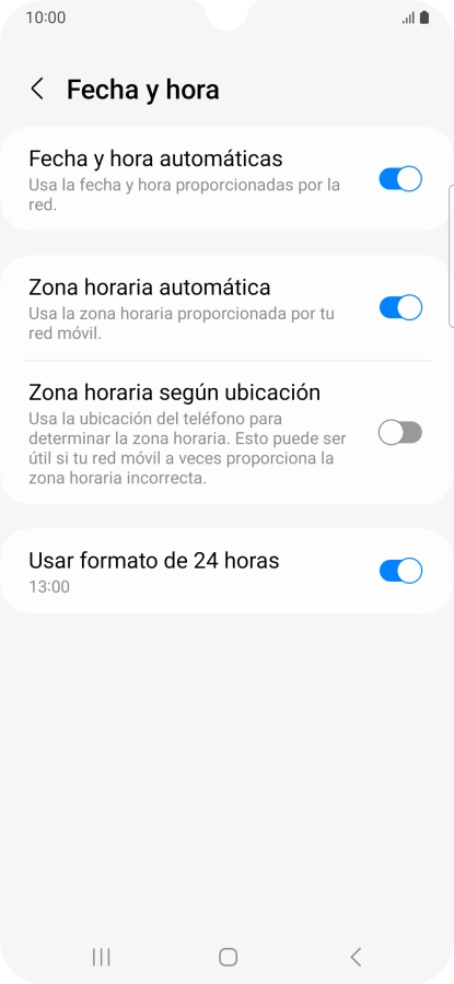 Pulsa la tecla de inicio para terminar y regresar a la pantalla de inicio.