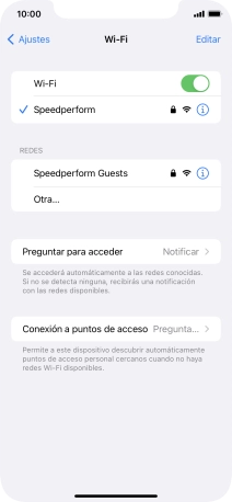 Desliza el dedo hacia arriba desde la parte inferior de la pantalla para terminar y volver a la pantalla de inicio.