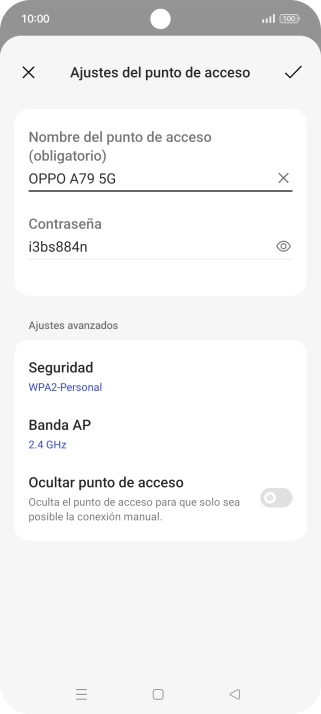 Pulsa Seguridad.