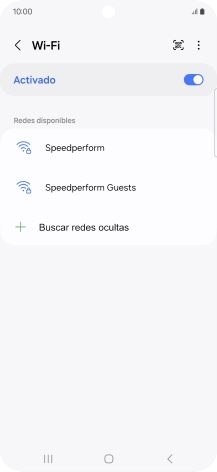 Pulsa la red wifi deseada.