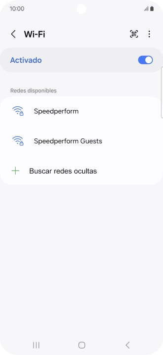 Pulsa la red wifi deseada.