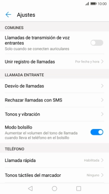 Pulsa Desvío de llamadas.