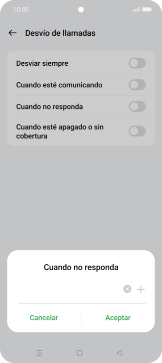 Introduce +34600132000 y pulsa Aceptar.