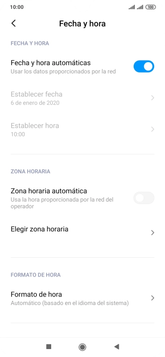 Pulsa el indicador junto a 