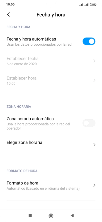 Pulsa el indicador junto a 