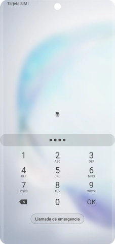 Si lo solicita el teléfono, introduce el código PIN y pulsa OK.