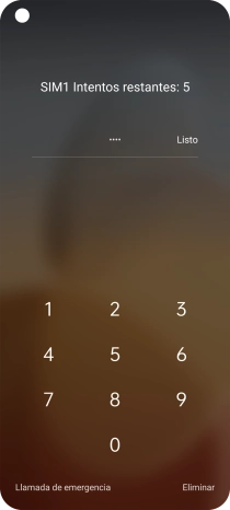 Si lo solicita el teléfono, introduce el código PIN y pulsa Listo.