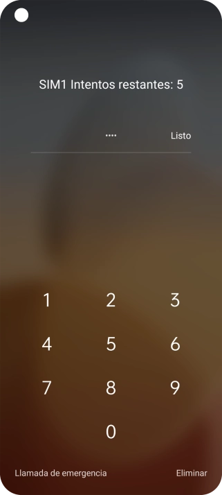 Si lo solicita el teléfono, introduce el código PIN y pulsa Listo.