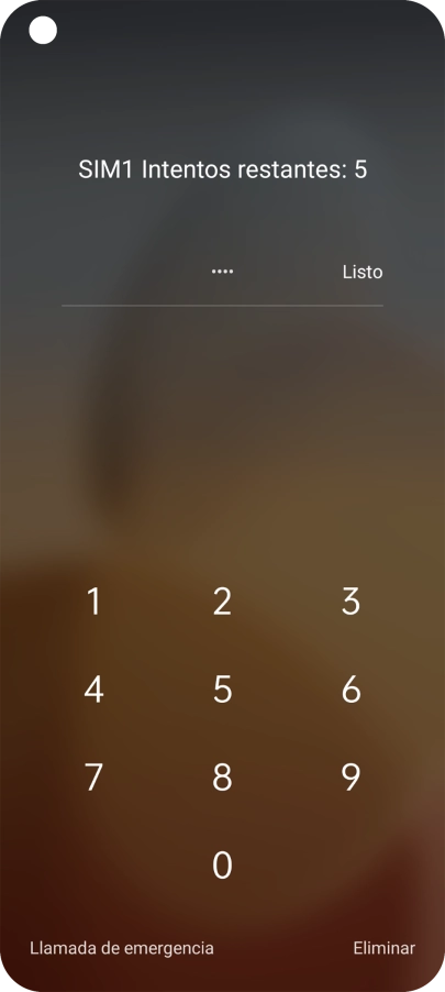 Si lo solicita el teléfono, introduce el código PIN y pulsa Listo.