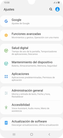 Pulsa Mantenimiento del dispositivo.