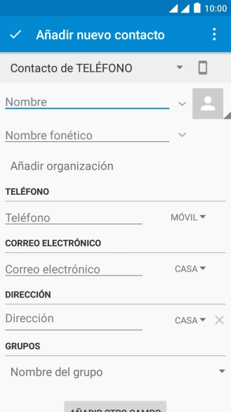 Pulsa el icono de imagen.