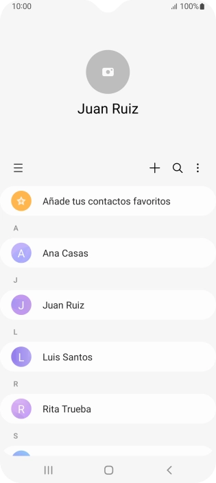 Desliza el dedo hacia la derecha desde la parte izquierda de la pantalla.