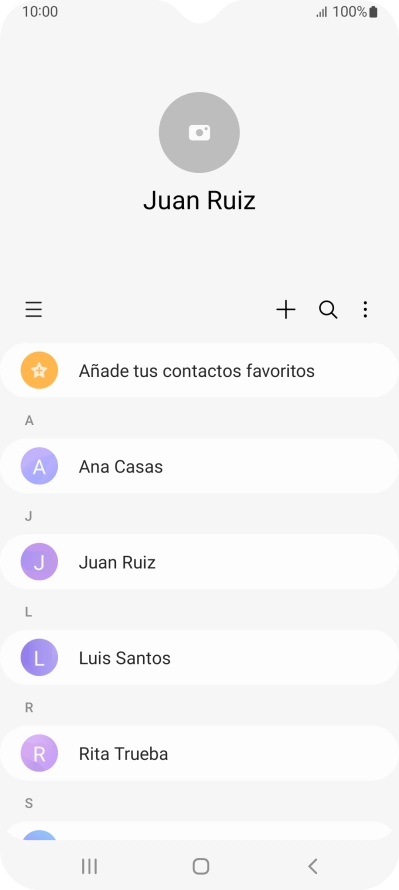 Desliza el dedo hacia la derecha desde la parte izquierda de la pantalla.
