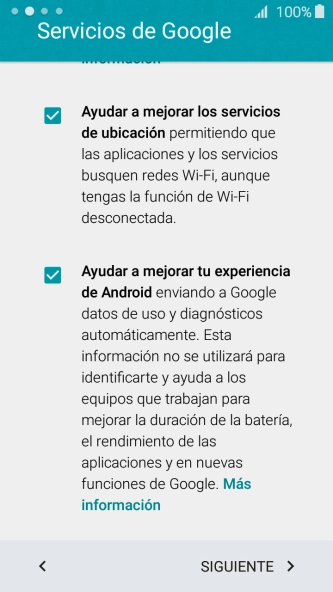 Sigue las indicaciones de la pantalla para transferir contenido desde el otro teléfono y finalizar la activación de tu teléfono.
