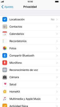 Pulsa Localización.