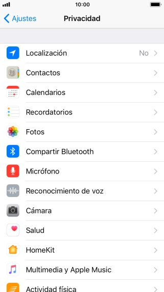 Pulsa Localización.