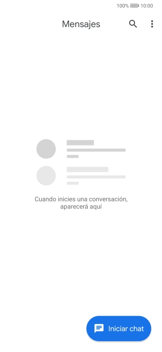 Pulsa Iniciar chat.