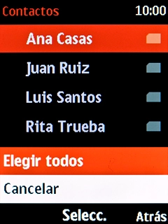 Selecciona Elegir todos.