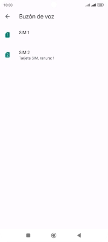 Pulsa la tarjeta SIM deseada.