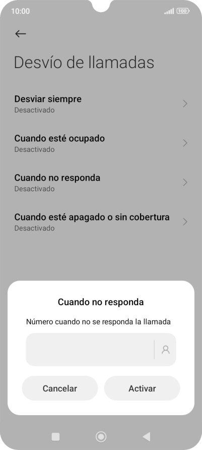 Introduce +34600132000 y pulsa Activar.
