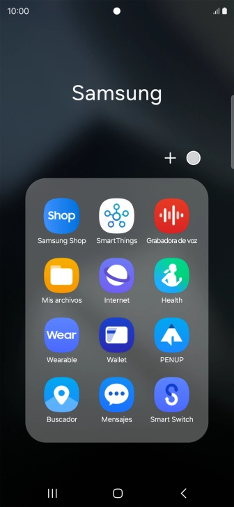 Abre una app que sea compatible con esta función, por ejemplo, Mensajes.