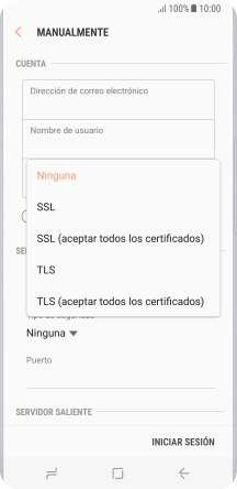 Pulsa Ninguna para desactivar la función.