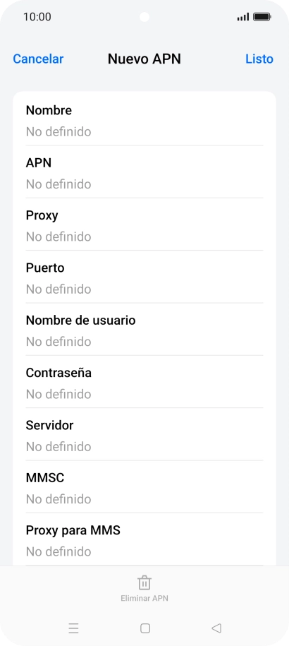 Pulsa en el campo bajo 