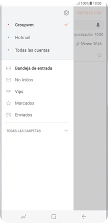 Pulsa el icono de ajustes.