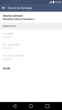 Pulsa Desviar siempre.