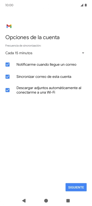 Pulsa la lista desplegable bajo 