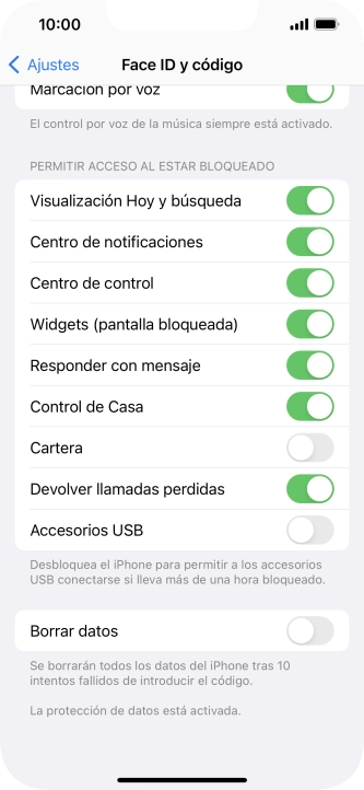 Pulsa el indicador junto a 