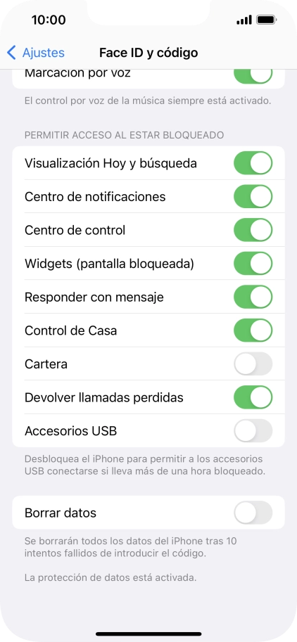 Pulsa el indicador junto a 