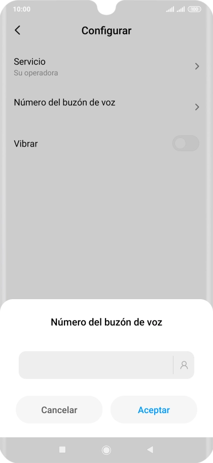Introduce 22177 y pulsa Aceptar.