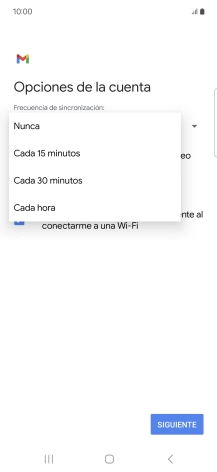 Pulsa el ajuste deseado.