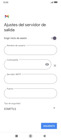 Pulsa el indicador junto a 