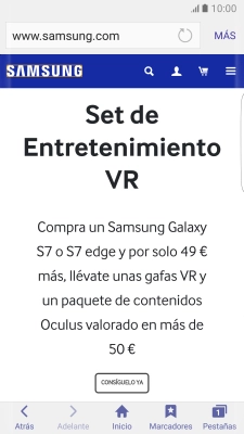 Pulsa en la barra de direcciones.