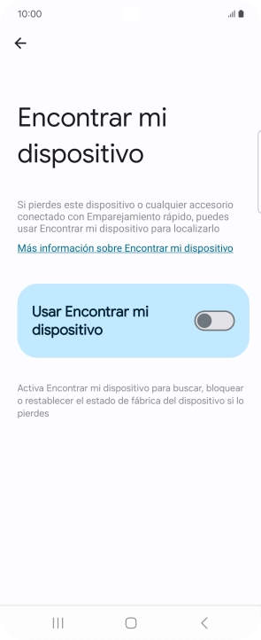 Pulsa el indicador junto a 
