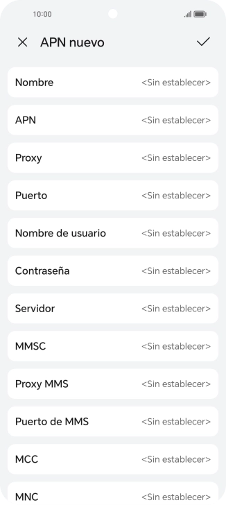 Pulsa Nombre.