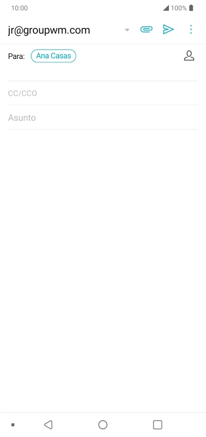 Pulsa Asunto e introduce el asunto deseado.
