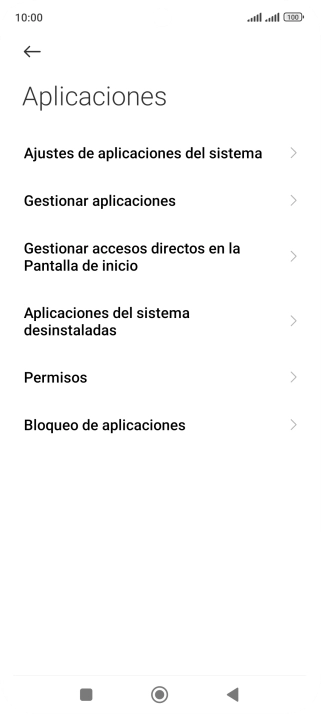Pulsa Gestionar aplicaciones.