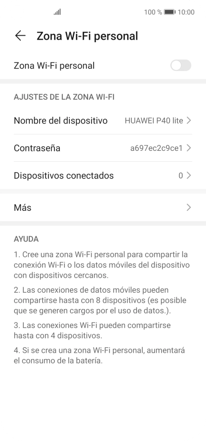 Pulsa Nombre del dispositivo.