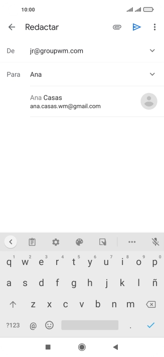 Pulsa el contacto deseado.